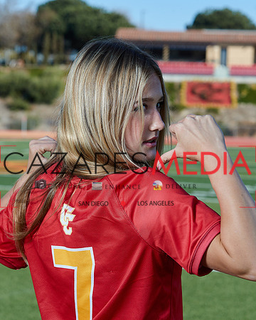 Cathedral Catholic Girls Varisty Soccer Team Media Day