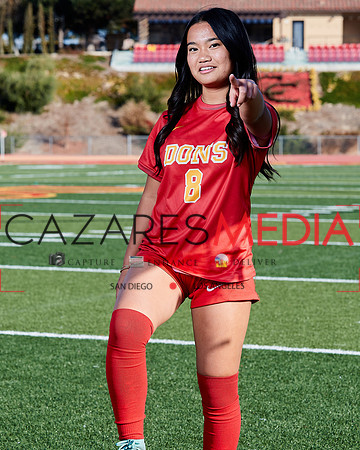 Cathedral Catholic Girls Varisty Soccer Team Media Day