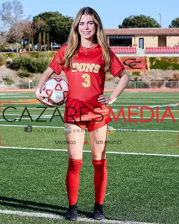 Cathedral Catholic Girls Varisty Soccer Team Media Day