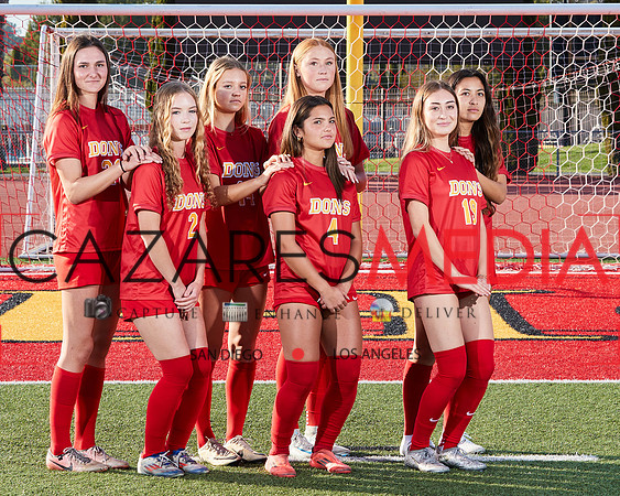 Cathedral Catholic Girls Varisty Soccer Team Media Day