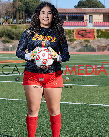 Cathedral Catholic Girls Varisty Soccer Team Media Day