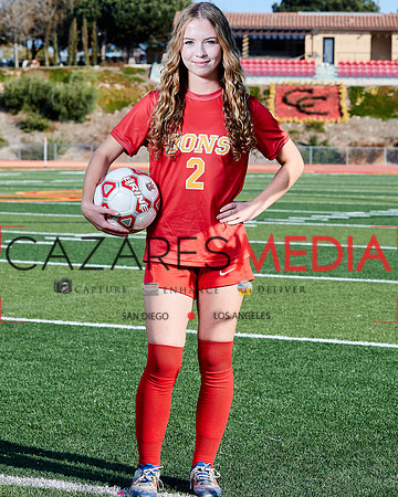 Cathedral Catholic Girls Varisty Soccer Team Media Day