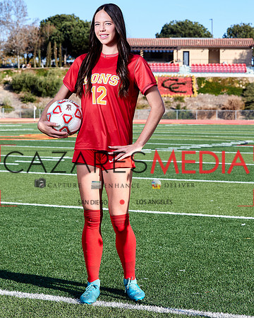 Cathedral Catholic Girls Varisty Soccer Team Media Day