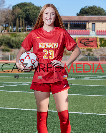 Cathedral Catholic Girls Varisty Soccer Team Media Day
