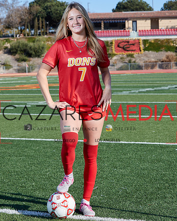 Cathedral Catholic Girls Varisty Soccer Team Media Day