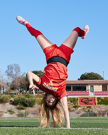Cathedral Catholic Girls Varisty Soccer Team Media Day
