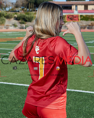 Cathedral Catholic Girls Varisty Soccer Team Media Day