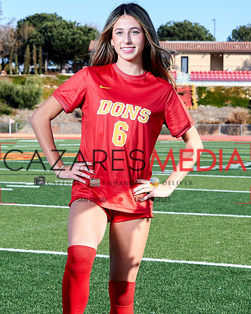 Cathedral Catholic Girls Varisty Soccer Team Media Day