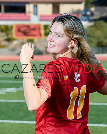 Cathedral Catholic Girls Varisty Soccer Team Media Day