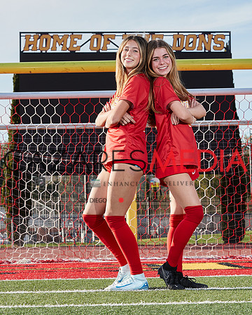 Cathedral Catholic Girls Varisty Soccer Team Media Day