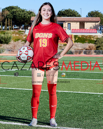 Cathedral Catholic Girls Varisty Soccer Team Media Day