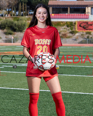 Cathedral Catholic Girls Varisty Soccer Team Media Day