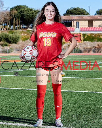 Cathedral Catholic Girls Varisty Soccer Team Media Day