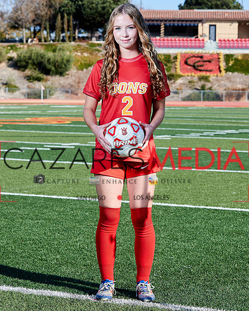 Cathedral Catholic Girls Varisty Soccer Team Media Day