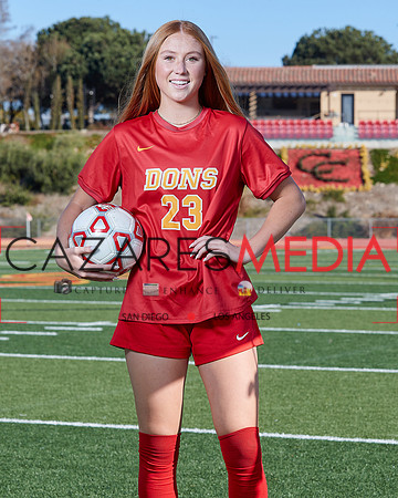 Cathedral Catholic Girls Varisty Soccer Team Media Day