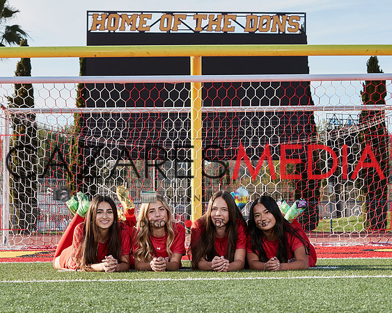 Cathedral Catholic Girls Varisty Soccer Team Media Day