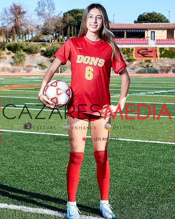 Cathedral Catholic Girls Varisty Soccer Team Media Day