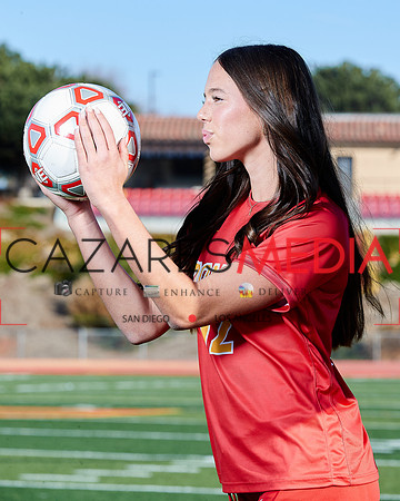 Cathedral Catholic Girls Varisty Soccer Team Media Day