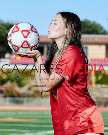 Cathedral Catholic Girls Varisty Soccer Team Media Day