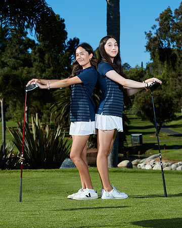 Academy of Our Lady of Peace Golf Team.