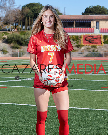 Cathedral Catholic Girls Varisty Soccer Team Media Day