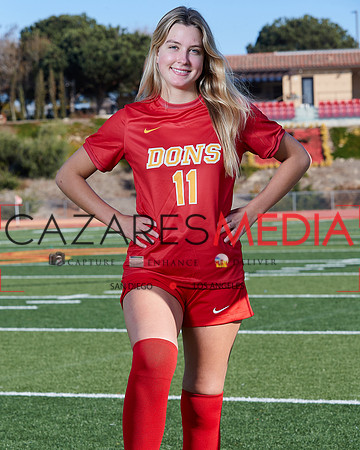 Cathedral Catholic Girls Varisty Soccer Team Media Day