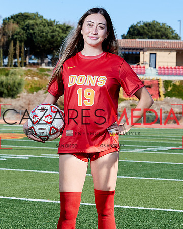 Cathedral Catholic Girls Varisty Soccer Team Media Day