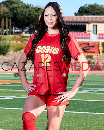 Cathedral Catholic Girls Varisty Soccer Team Media Day
