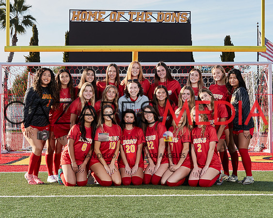 Cathedral Catholic Girls Varisty Soccer Team Media Day