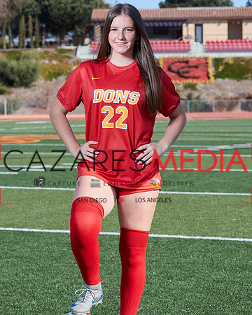 Cathedral Catholic Girls Varisty Soccer Team Media Day