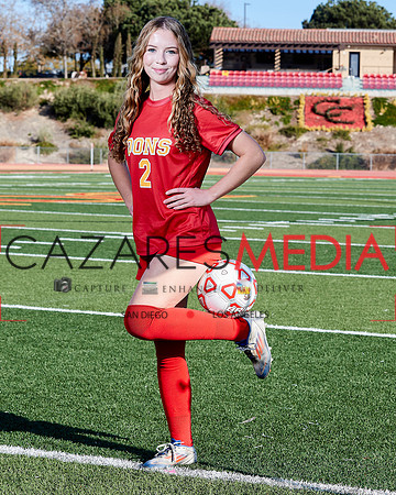 Cathedral Catholic Girls Varisty Soccer Team Media Day