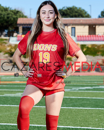 Cathedral Catholic Girls Varisty Soccer Team Media Day
