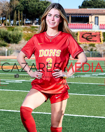 Cathedral Catholic Girls Varisty Soccer Team Media Day