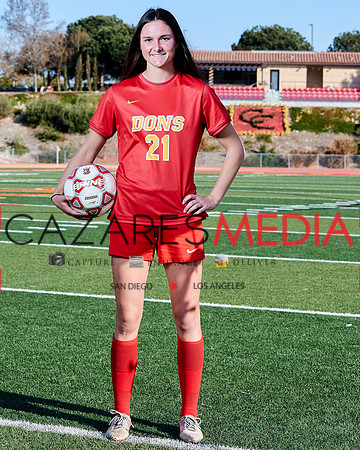 Cathedral Catholic Girls Varisty Soccer Team Media Day