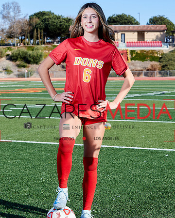 Cathedral Catholic Girls Varisty Soccer Team Media Day