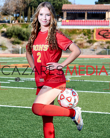 Cathedral Catholic Girls Varisty Soccer Team Media Day