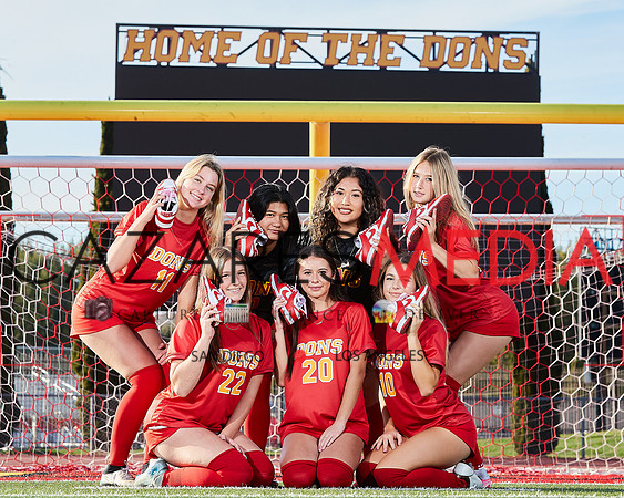 Cathedral Catholic Girls Varisty Soccer Team Media Day