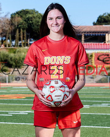 Cathedral Catholic Girls Varisty Soccer Team Media Day