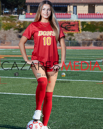 Cathedral Catholic Girls Varisty Soccer Team Media Day