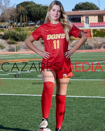 Cathedral Catholic Girls Varisty Soccer Team Media Day