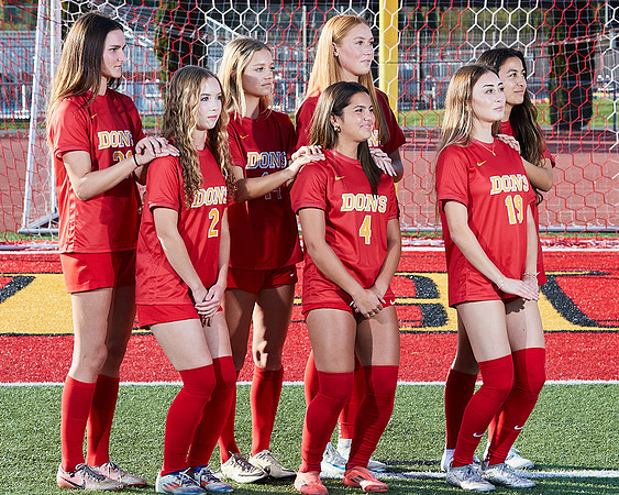 Cathedral Catholic Girls Varisty Soccer Team Media Day