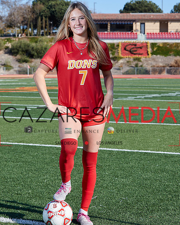 Cathedral Catholic Girls Varisty Soccer Team Media Day