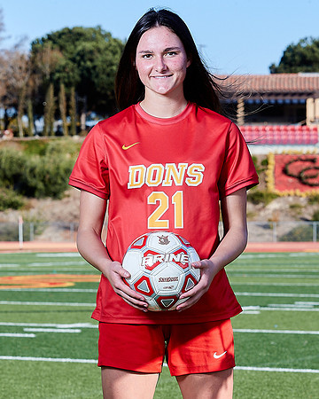 Cathedral Catholic Girls Varisty Soccer Team Media Day