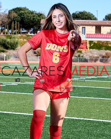 Cathedral Catholic Girls Varisty Soccer Team Media Day