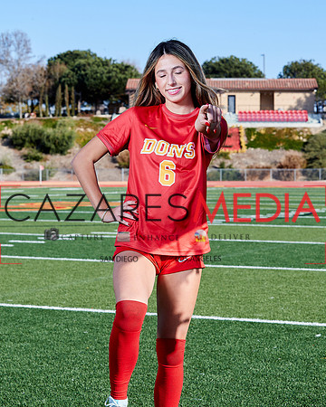 Cathedral Catholic Girls Varisty Soccer Team Media Day