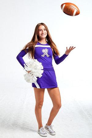 Academy of Our Lady of Peace Varsity Cheer Media Day