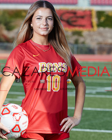 Cathedral Catholic Girls Varisty Soccer Team Media Day