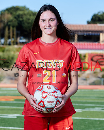 Cathedral Catholic Girls Varisty Soccer Team Media Day