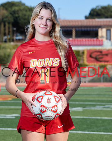 Cathedral Catholic Girls Varisty Soccer Team Media Day