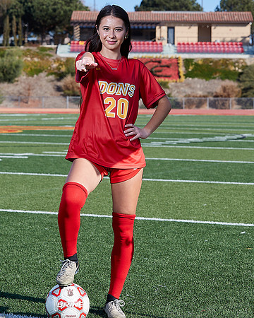 Cathedral Catholic Girls Varisty Soccer Team Media Day